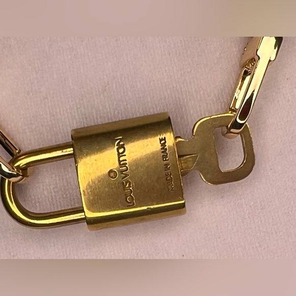 Authentic Louis Vuitton Lock and Key on Chain #312 - Picture 9 of 10